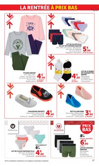 Catalogue Hyper U, 04/08/2026 - 06/09/2026, LES PRIX BAS DE LA RENTRÉE Spécial mode, 22 pages Prospectus Hyper U en cours, "LES PRIX BAS DE LA RENTRÉE Spécial mode", 22 pages