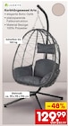 Korbhängesessel Aria im Angebot bei Netto Marken-Discount in Heidelberg Korbhängesessel Aria Angebote von Juskys bei Netto Marken-Discount Heidelberg für 129,99 €