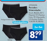 Perioden-Unterwäsche von UP2FASHION im aktuellen ALDI SÜD Prospekt für 8,99 €