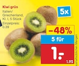 Kiwi grün bei Netto Marken-Discount im Dobel Prospekt für 1,00 €