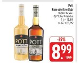 Rum im Angebot bei E center in Erlangen Rum Angebote von Pott bei E center Erlangen für 8,99 €