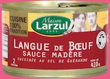 Langue de bœuf sauce madère - MAISON LARZUL dans le catalogue Intermarché Super