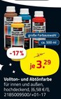 Vollton- und Abtönfarbe von  im aktuellen ROLLER Prospekt für 3,29 €