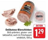 EDEKA Trierweiler - Delikatess-Bierschinken Angebot im Prospekt Delikatess-Bierschinken bei EDEKA im Trierweiler Prospekt für 1,29 €