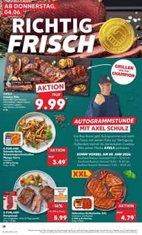 Steak im aktuellen Kaufland Prospekt (Rostock) Steak im Kaufland Prospekt "Hier bin ich richtig" mit 69 Seiten (Rostock)