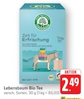 Bio Tee Angebote von Lebensbaum bei E center Bensheim für 2,49 €