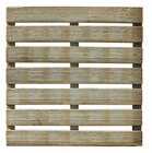 Dalle rainurée - Pin sylvestre - 50X50cm ep28mm en promo chez Brico Cash Paris à 4,10 €