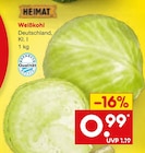 Weißkohl Angebote bei Netto Marken-Discount Koblenz für 0,99 €