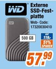 Externe SSD-Festplatte im Angebot bei expert in Homburg Externe SSD-Festplatte Angebote von WD bei expert Homburg für 57,99 €