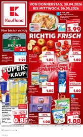 Aktueller Kaufland Supermarkt Prospekt in Schwendi und Umgebung, "Aktuelle Angebote" mit 62 Seiten, 30.04.2026 - 06.05.2026