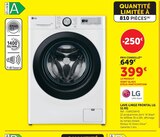 Lave-linge frontal 11 kg - LG en promo chez Hyper U Cogolin à 399,00 €