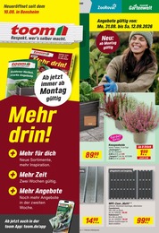 toom Baumarkt Prospekt "Respekt, wer's selber macht." für Bürstadt, 26 Seiten, 31.08.2026 - 12.09.2026 toom Baumarkt Prospekt "Respekt, wer's selber macht." für Bürstadt, 26 Seiten, 31.08.2026 - 12.09.2026