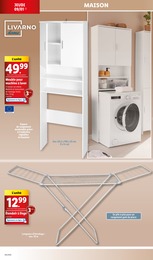 Prix et réduction Etendoir dans le prospectus Lidl en cours Offre Etendoir dans le catalogue Lidl du moment à la page 60
