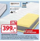 7 Zonen Matratze im Segmüller Prospekt Kaltschaummatratze Senso KS XXL von ERGO DREAM im aktuellen Segmüller Prospekt für 399,00 €