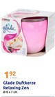 Duftkerze Relaxing Zen von Glade im aktuellen Action Prospekt für 1,92 €