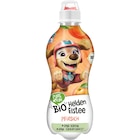 Eistee Paw Patrol Pfirsich ab 3 Jahren im dm-drogerie markt Prospekt Eistee Paw Patrol Pfirsich ab 3 Jahren von PURE & FUN im aktuellen dm-drogerie markt Prospekt für 1,45 €