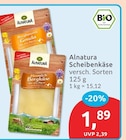Scheibenkäse von Alnatura im aktuellen budni Prospekt