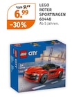 Roter Sportwagen 60448 von LEGO für 6,99 € bei Müller im Angebot Roter Sportwagen 60448 von LEGO im aktuellen Müller Prospekt