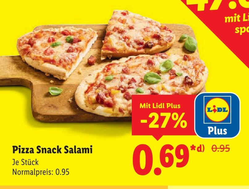 Pizza Snack Salami
