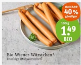 Bio-Wiener-Würstchen Angebote bei tegut Mainz für 1,49 €