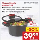 Aluguss-Energiespartopf, 5,8 l Angebote von GOURMETMAXX bei Netto Marken-Discount Reutlingen für 39,99 €