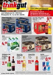Trinkgut Prospekt für Geigant: "Chams größter Getränkemarkt!", 4 Seiten, 27.05.2024 - 01.06.2024