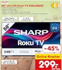 50'' Ultra HD Smart TV 50GJ4225E von Sharp im aktuellen Netto Marken-Discount Prospekt für 299,00 €