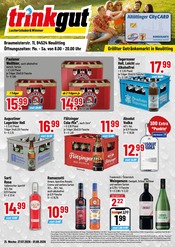 Trinkgut Discounter Prospekt der aktuellen Woche mit 4 Seiten, gültig von 27.07.2026 bis 01.08.2026, in Neuötting und Umgebung Aktueller Trinkgut Discounter Prospekt in Neuötting und Umgebung, "Aktuelle Angebote" mit 4 Seiten, 27.07.2026 - 01.08.2026