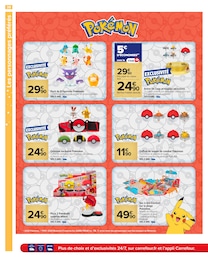 Prix et réduction Coffret Pokémon dans le prospectus Carrefour en cours Offre Coffret Pokémon dans le catalogue Carrefour du moment à la page 38