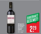 Weingenuss Rheinhessen Dornfelder Rotwein lieblich im Angebot bei Marktkauf in Neu-Ulm Weingenuss Rheinhessen Dornfelder Rotwein lieblich Angebote bei Marktkauf Neu-Ulm für 2,29 €