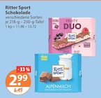 Schokolade im V-Markt Prospekt Schokolade von Ritter Sport im aktuellen V-Markt Prospekt für 2,99 €
