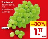 Aktuelles Trauben hell Angebot bei Netto Marken-Discount in Nürnberg ab 1,11 €