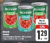 Aktuelle Tomaten Angebote bei EDEKA in Erlangen Aktuelles Tomaten Stückig Angebot bei EDEKA in Erlangen ab 1,29 €