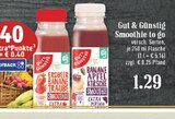 Aktuelles Smoothie to go Erdbeer Banane Traube Angebot bei EDEKA in Bergisch Gladbach ab 1,29 €