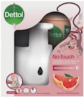 Distributeur automatique de gel lavant no-touch - DETTOL en promo chez Supermarchés Match Beauvais à 10,57 €