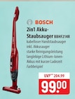 BOSCH 2in1 Akku-Staubsauger BBHF214R Angebote bei famila Nordost Elmshorn für 99,00 €