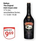 Aktuelles The Original Irish Cream Likör Angebot bei GLOBUS in Trier ab 9,69 €