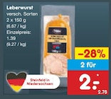 Aktuelles Leberwurst Angebot bei Netto Marken-Discount in Oldenburg ab 2,00 €