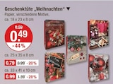 Geschenktüte Weihnachten im V-Markt Prospekt Geschenktüte Weihnachten von im aktuellen V-Markt Prospekt für 0,49 €