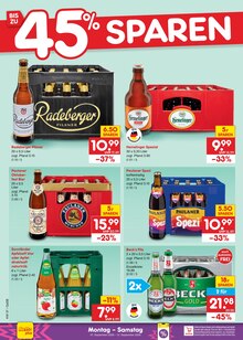 Bier im Netto Marken-Discount Prospekt "Aktuelle Angebote" mit 73 Seiten (Bremen)