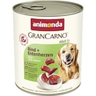 Zookauf Nienburg - Animonda Dog Dose GranCarno Adult Rind & Entenherz 800 g Angebot im Prospekt Animonda Dog Dose GranCarno Adult Rind & Entenherz 800 g bei Zookauf im Nienburg Prospekt für 2,49 €
