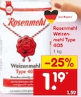 Weizenmehl Type 405 von Rosenmehl im aktuellen Netto Marken-Discount Prospekt für 1,19 €