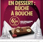 Bûche crème au beurre chocolat 6 parts en promo chez Intermarché Chartres à 6,99 €