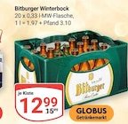 Winterbock Angebote von Bitburger bei GLOBUS Homburg für 12,99 €