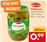 Pfefferonen im Netto Marken-Discount Prospekt Pfefferonen von Beste Ernte im aktuellen Netto Marken-Discount Prospekt für 0,99 €