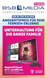 BSB mobilfunk Prospekt für Rostock mit 12 Seiten BSB mobilfunk Prospekt für Rostock: "ANGEBOTSPREIS FÜR DEIN FERNSEH-ERLEBNIS", 12 Seiten, 01.09.2025 - 30.09.2025