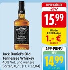 Old Tennessee Whiskey Angebote von Jack Daniel's bei E center Bietigheim-Bissingen für 15,99 €