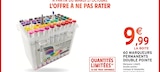 60 marqueurs permanents double pointe - Desk & Day en promo chez Intermarché Super 60 marqueurs permanents double pointe - Desk & Day dans le catalogue Intermarché Super