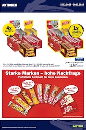 METRO Schokoriegel im Prospekt METRO Schokoriegel im Prospekt