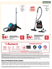 Promos Sac Aspirateur dans le catalogue "COLLECTION BLANC D'ÉTÉ" de Auchan Hypermarché Sac Aspirateur en promo dans le catalogue Auchan Hypermarché à la page 19